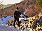 71 Rientriamo alla Madonna della neve nei colori del tramonto 